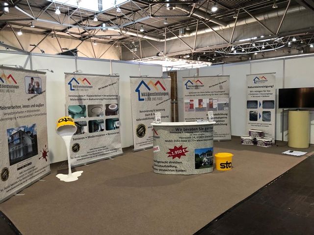 Messestand bei einer Messe